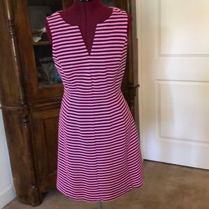 Lilly Pulitzer lined knit striped fit-and-flare!